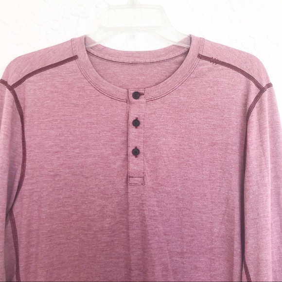 Lulu Lemon THE Henley Long Sleeve Shirt Top - Picture 5 of 7